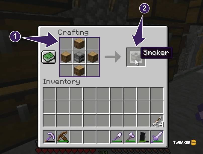 Making Smoker in Minecraft