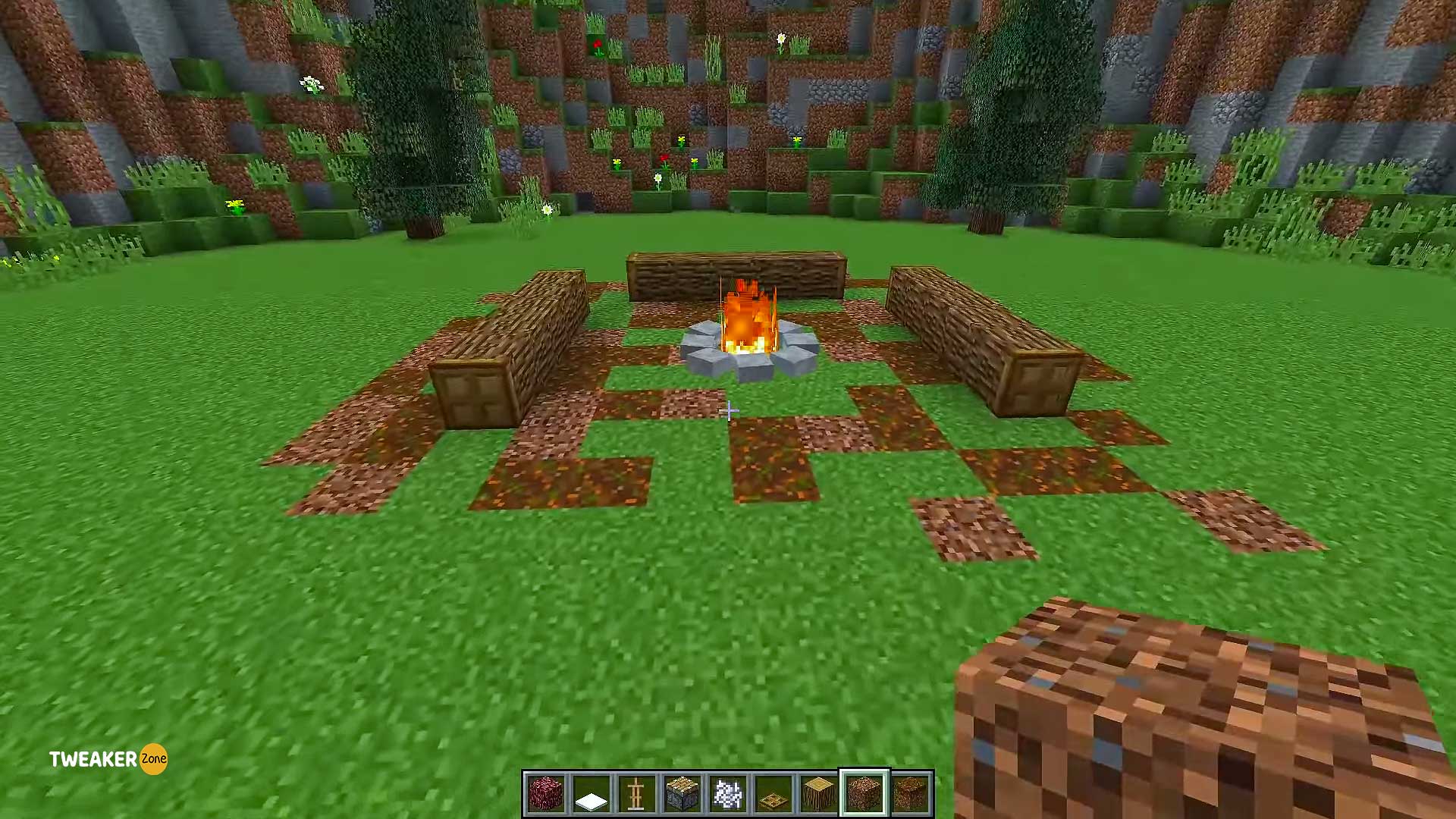 How to Make a Campfire in Minecraft