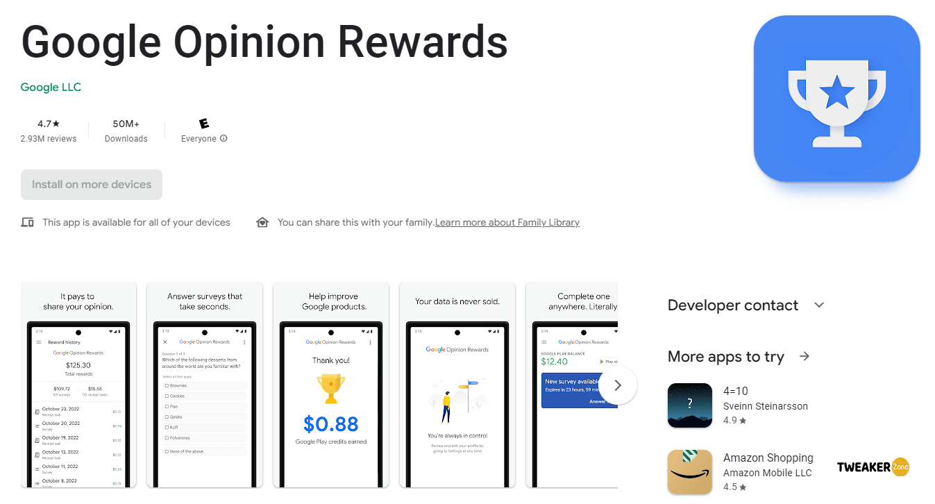 Google Opinion Rewards