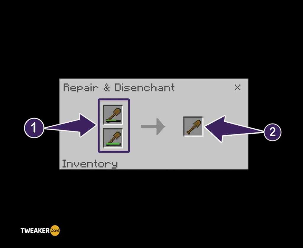 repair and disenchant table repair