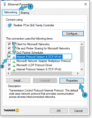 Internet Protocol Version 4 (TCPIPv4)