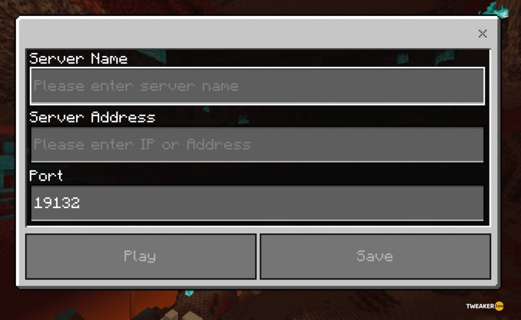 Minecraft server Properties Play Multiplayer