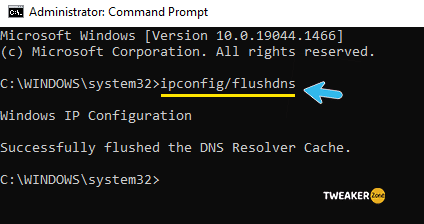 ipconfig flushdns